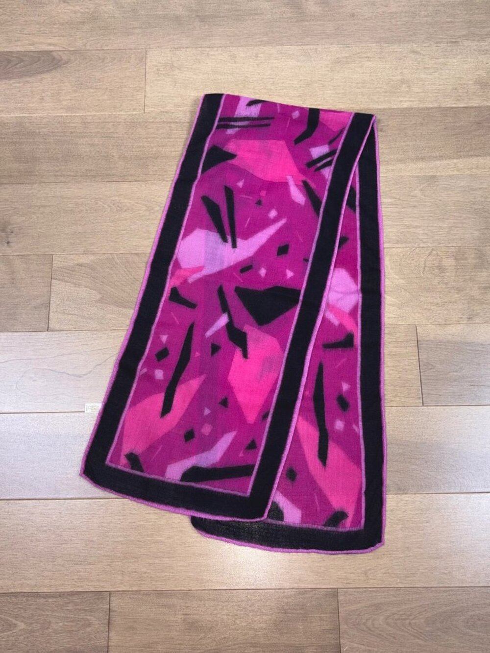 MONIQUE MARTIN CREATION WOOL scarf - Picture 1 of 2